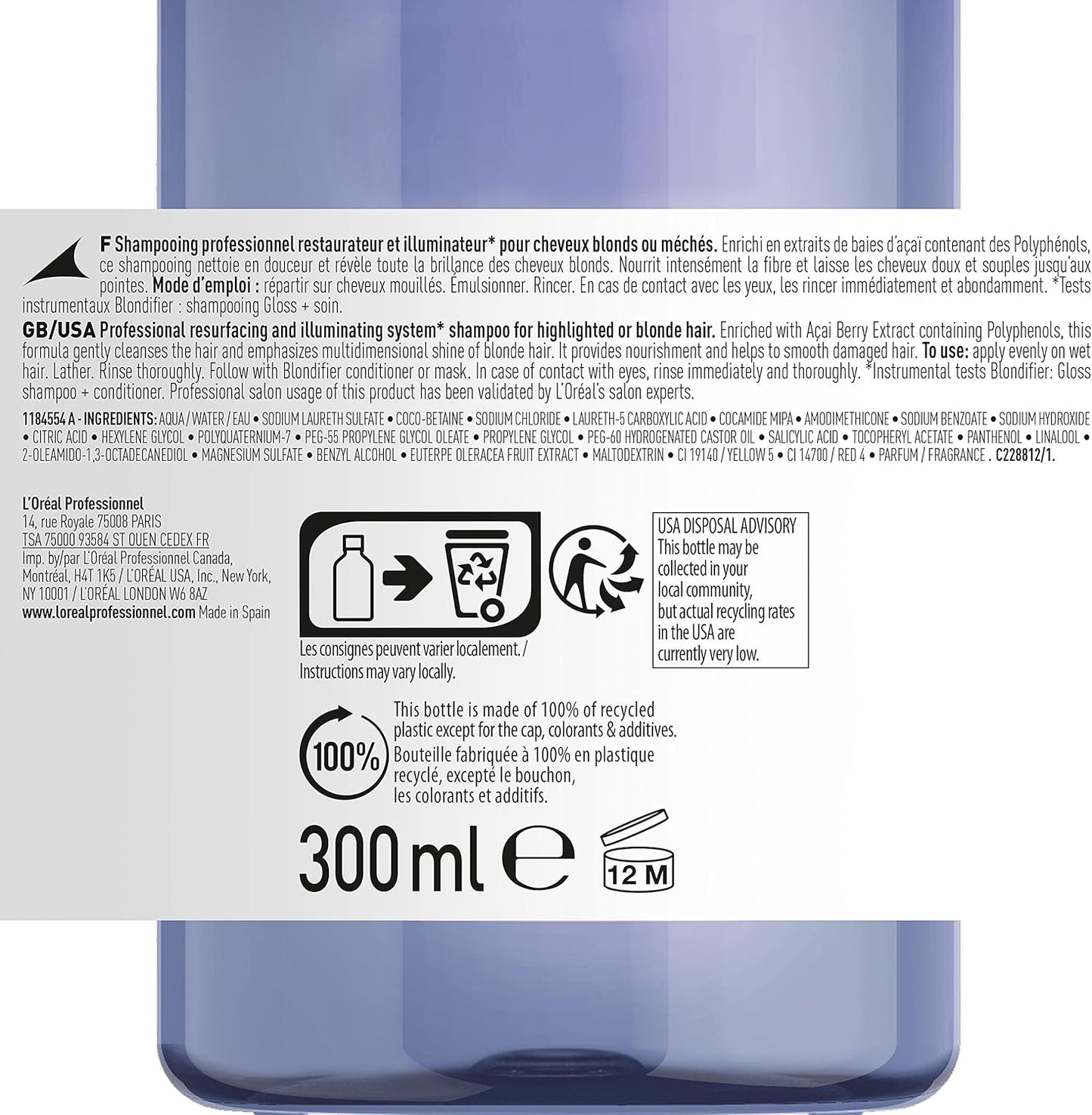 Shampoo Blondifier Gloss - L'Oreal Professionel