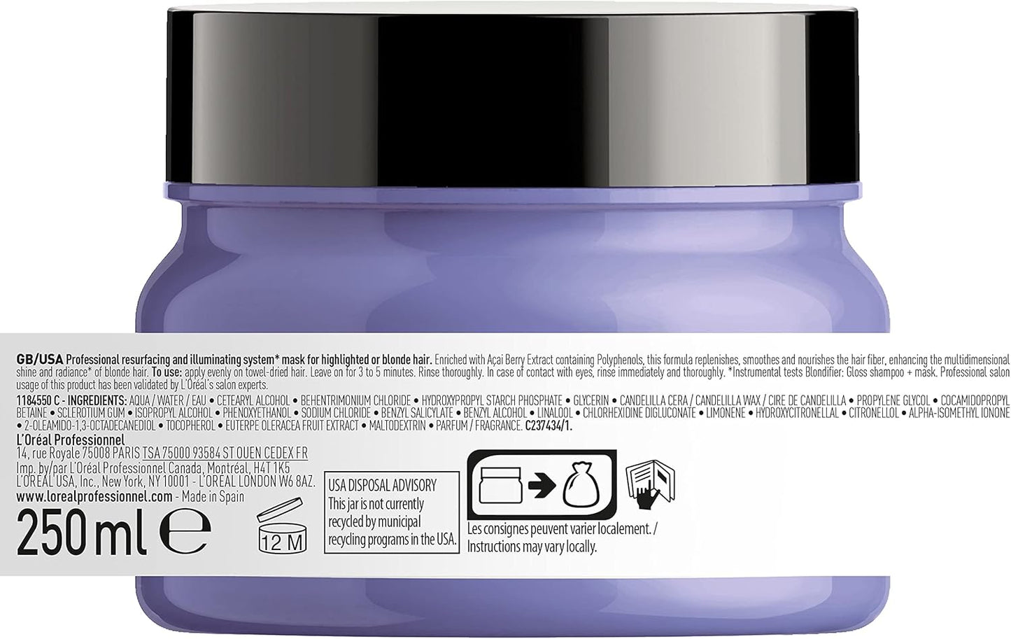 Mascarilla Blondifier Reparadora e Iluminadora - L'Oreal Professionel
